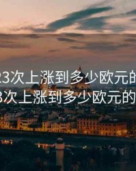维卡币23次上涨到多少欧元的，维卡币23次上涨到多少欧元的价格
