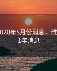 维卡币2020年8月份消息，维卡币2021年消息