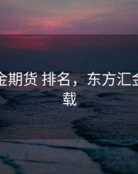 东方汇金期货 排名，东方汇金期货下载