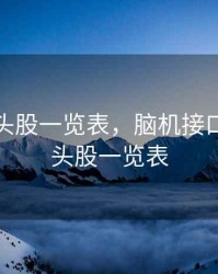 概念龙头股一览表，脑机接口概念龙头股一览表