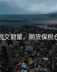 期货保税交割量，期货保税仓单业务