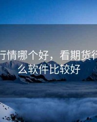 看期货行情哪个好，看期货行情用什么软件比较好