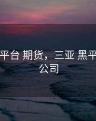 三亚 黑平台 期货，三亚 黑平台 期货公司