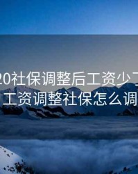 上海2020社保调整后工资少了，上海工资调整社保怎么调