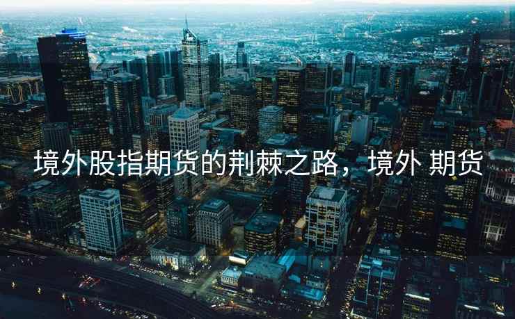 境外股指期货的荆棘之路，境外 期货