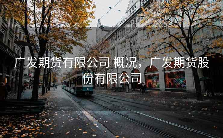 广发期货有限公司 概况，广发期货股份有限公司
