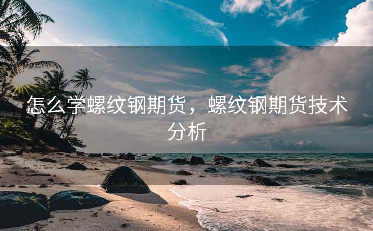 怎么学螺纹钢期货，螺纹钢期货技术分析