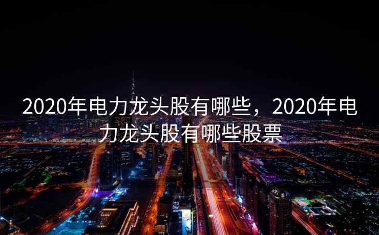 2020年电力龙头股有哪些，2020年电力龙头股有哪些股票
